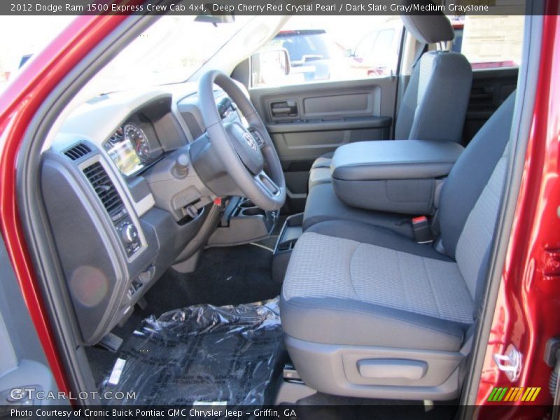 Deep Cherry Red Crystal Pearl / Dark Slate Gray/Medium Graystone 2012 Dodge Ram 1500 Express Crew Cab 4x4