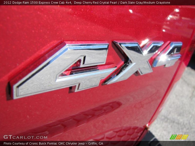 Deep Cherry Red Crystal Pearl / Dark Slate Gray/Medium Graystone 2012 Dodge Ram 1500 Express Crew Cab 4x4