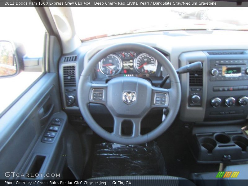Deep Cherry Red Crystal Pearl / Dark Slate Gray/Medium Graystone 2012 Dodge Ram 1500 Express Crew Cab 4x4