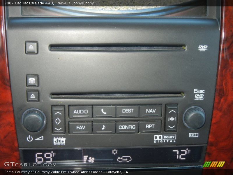 Red-E / Ebony/Ebony 2007 Cadillac Escalade AWD