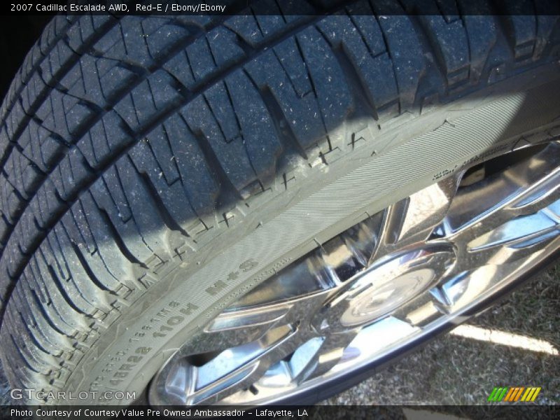 Red-E / Ebony/Ebony 2007 Cadillac Escalade AWD