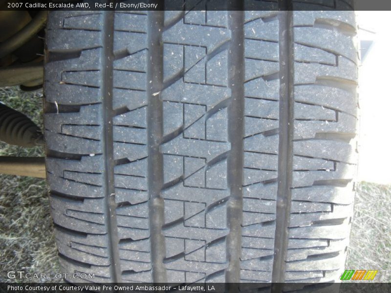 Red-E / Ebony/Ebony 2007 Cadillac Escalade AWD