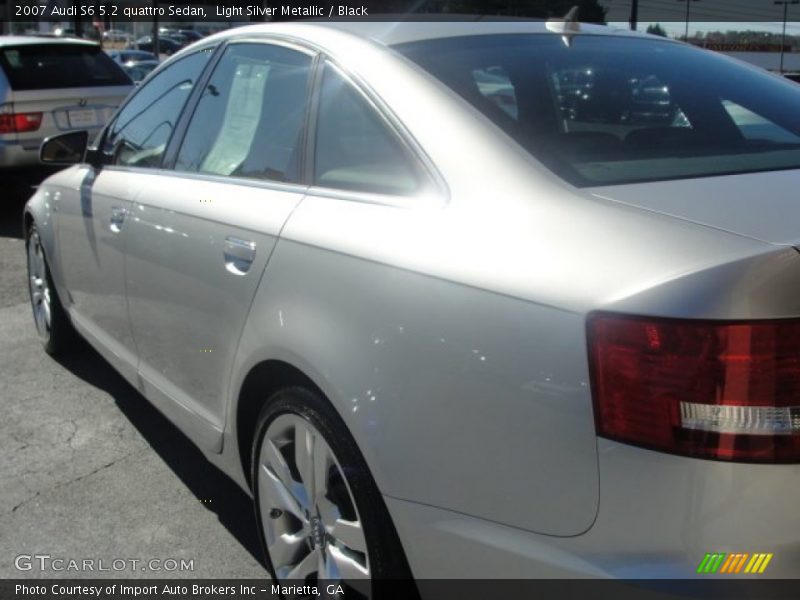 Light Silver Metallic / Black 2007 Audi S6 5.2 quattro Sedan