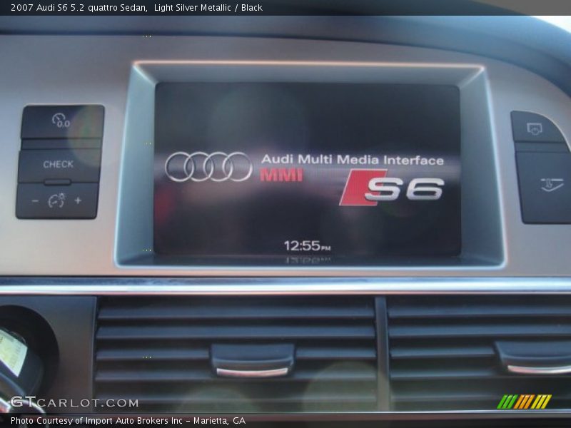 Light Silver Metallic / Black 2007 Audi S6 5.2 quattro Sedan