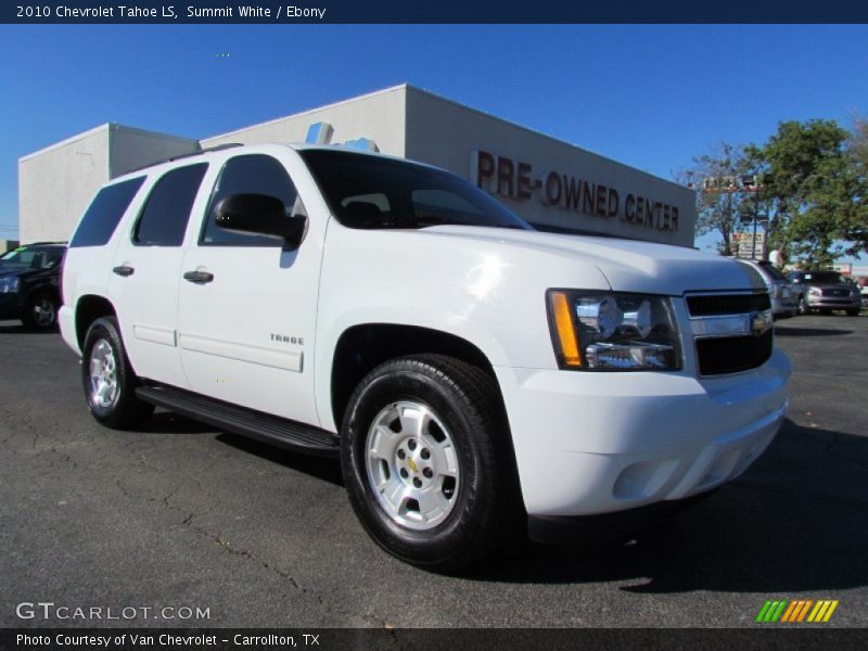 Summit White / Ebony 2010 Chevrolet Tahoe LS