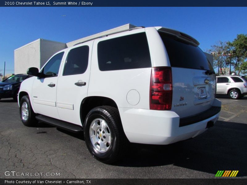 Summit White / Ebony 2010 Chevrolet Tahoe LS