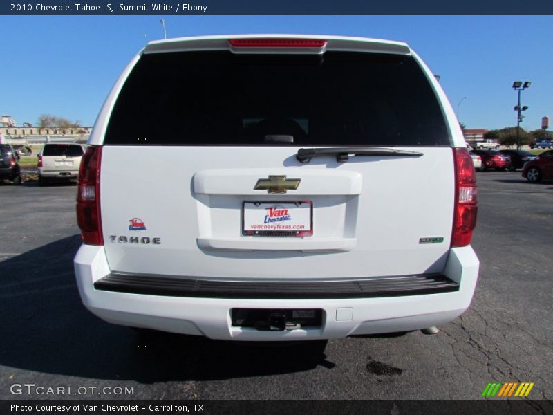 Summit White / Ebony 2010 Chevrolet Tahoe LS