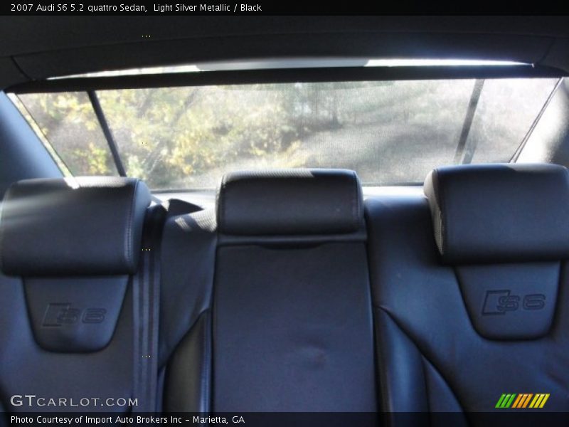 Light Silver Metallic / Black 2007 Audi S6 5.2 quattro Sedan