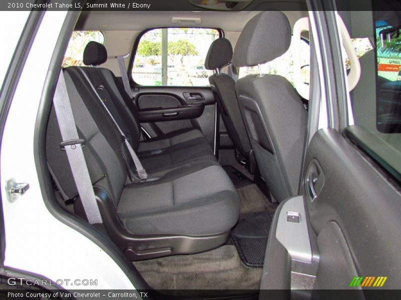  2010 Tahoe LS Ebony Interior