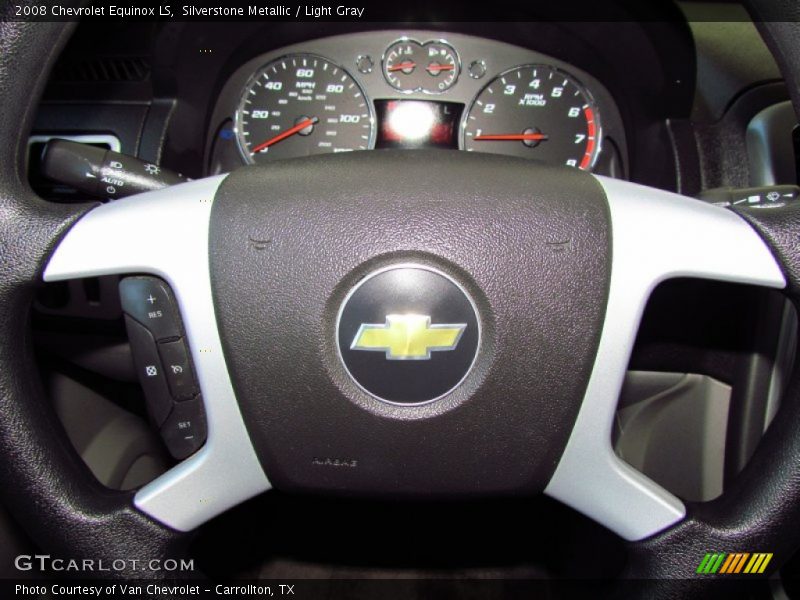 Silverstone Metallic / Light Gray 2008 Chevrolet Equinox LS