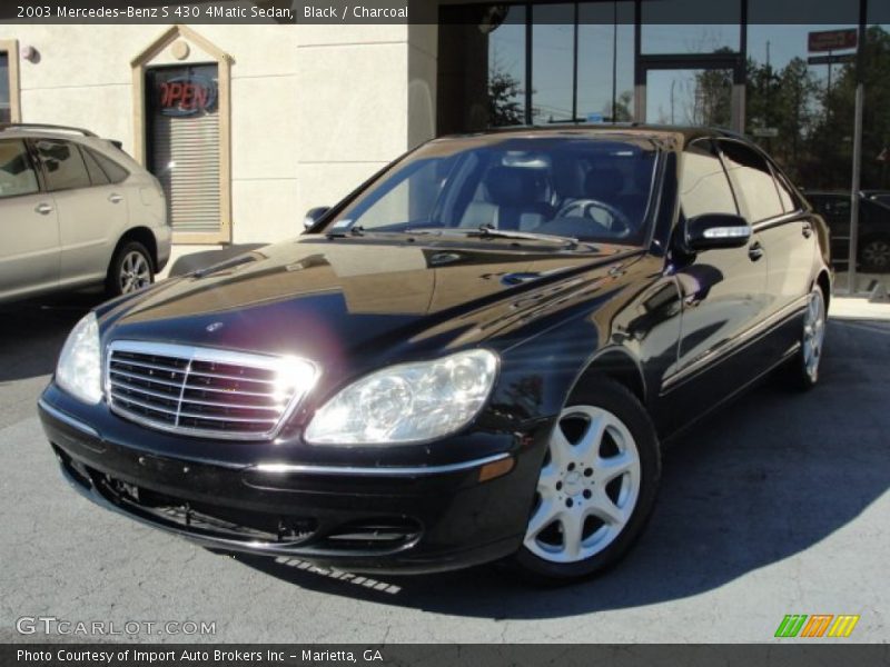 Black / Charcoal 2003 Mercedes-Benz S 430 4Matic Sedan