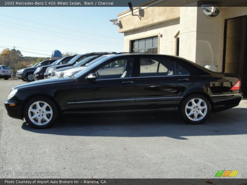 Black / Charcoal 2003 Mercedes-Benz S 430 4Matic Sedan
