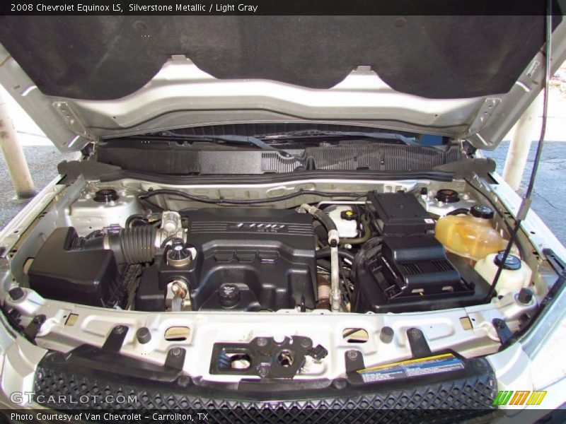 Silverstone Metallic / Light Gray 2008 Chevrolet Equinox LS