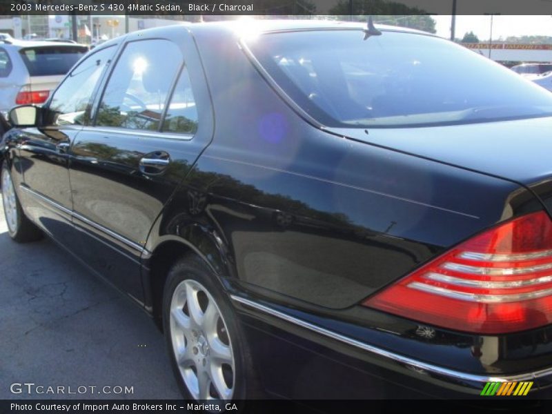 Black / Charcoal 2003 Mercedes-Benz S 430 4Matic Sedan