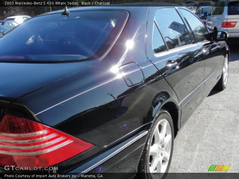 Black / Charcoal 2003 Mercedes-Benz S 430 4Matic Sedan