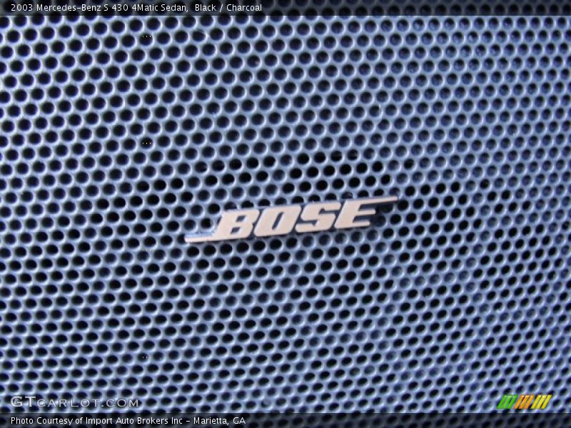 Black / Charcoal 2003 Mercedes-Benz S 430 4Matic Sedan