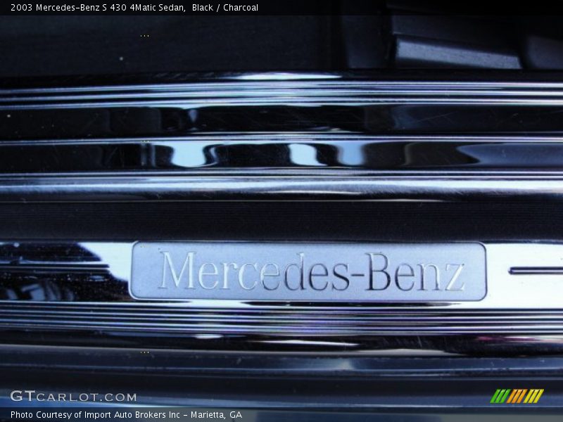 Black / Charcoal 2003 Mercedes-Benz S 430 4Matic Sedan