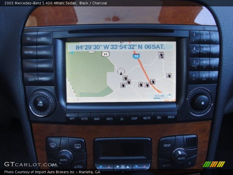 Navigation of 2003 S 430 4Matic Sedan