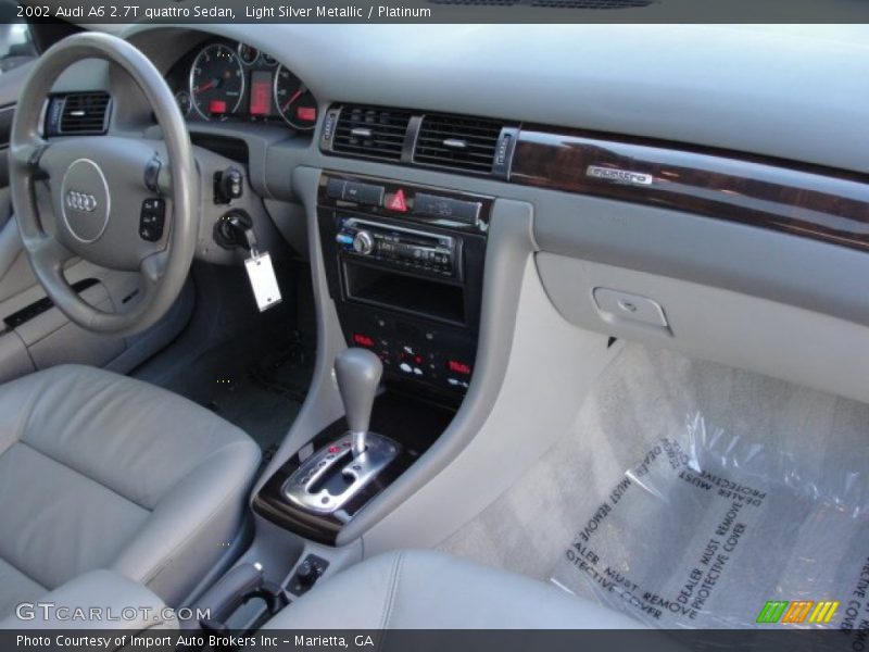Light Silver Metallic / Platinum 2002 Audi A6 2.7T quattro Sedan