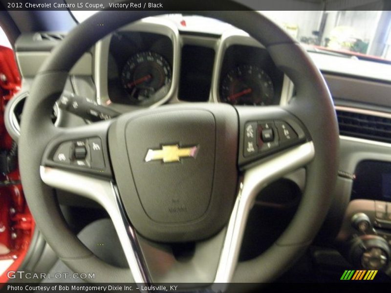 Victory Red / Black 2012 Chevrolet Camaro LS Coupe