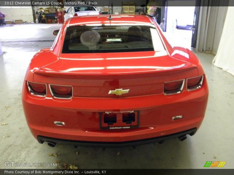 Victory Red / Black 2012 Chevrolet Camaro LS Coupe
