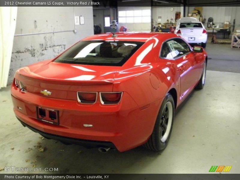 Victory Red / Black 2012 Chevrolet Camaro LS Coupe