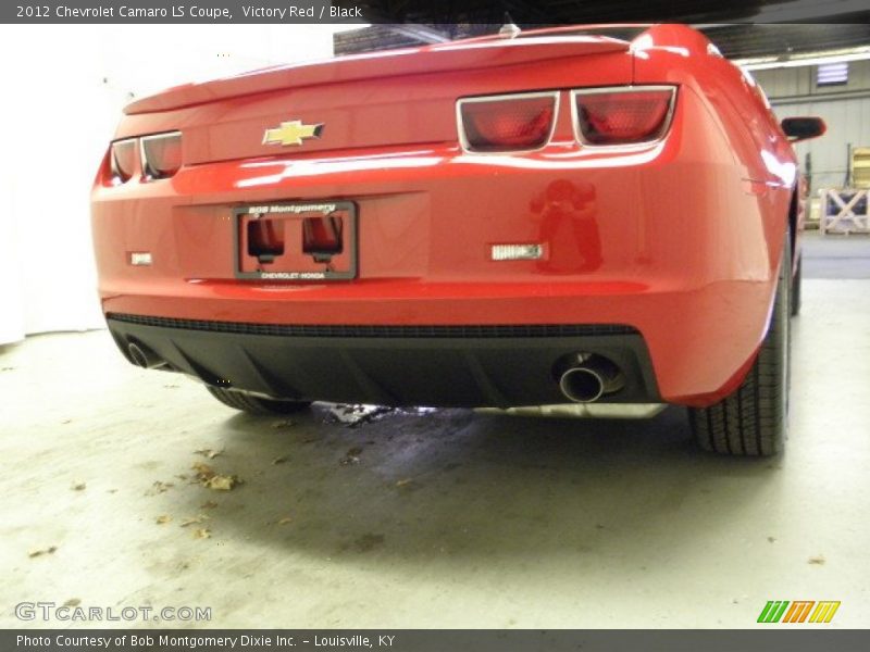 Victory Red / Black 2012 Chevrolet Camaro LS Coupe
