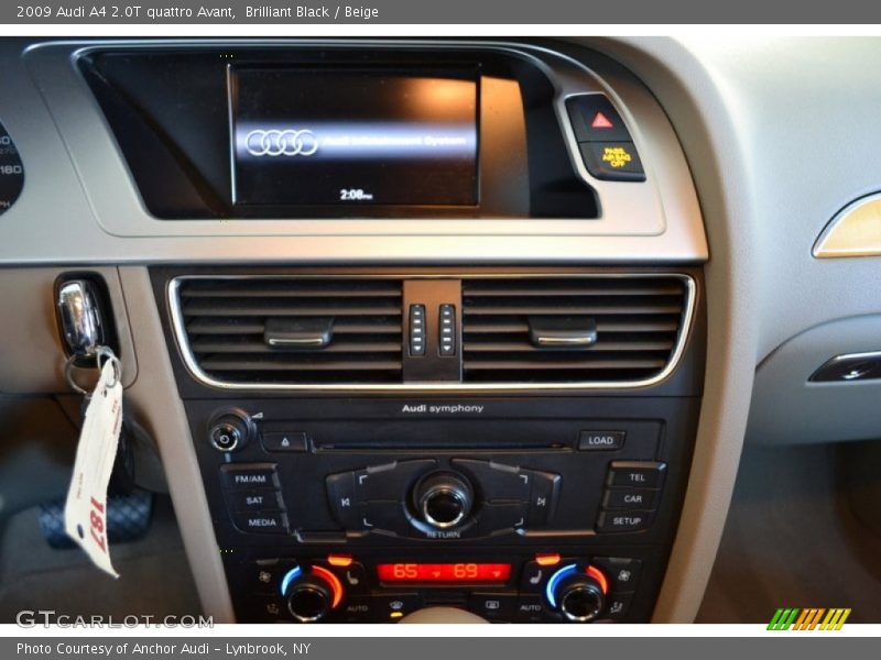 Brilliant Black / Beige 2009 Audi A4 2.0T quattro Avant