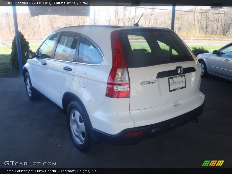 Taffeta White / Gray 2008 Honda CR-V LX 4WD