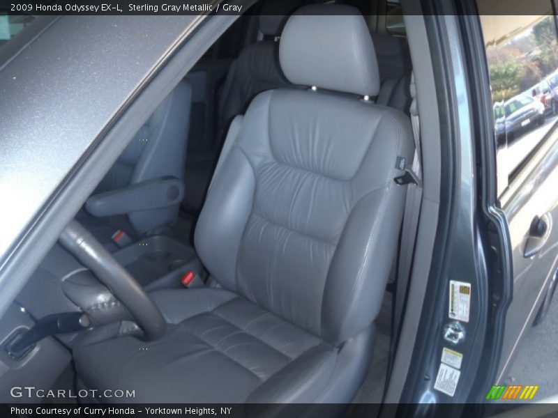 Sterling Gray Metallic / Gray 2009 Honda Odyssey EX-L
