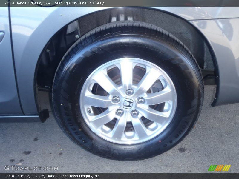 Sterling Gray Metallic / Gray 2009 Honda Odyssey EX-L