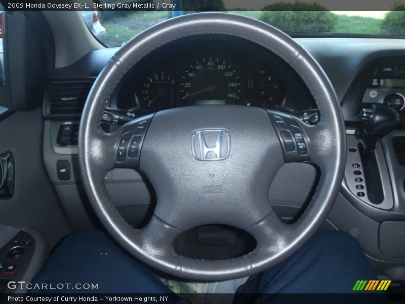 Sterling Gray Metallic / Gray 2009 Honda Odyssey EX-L