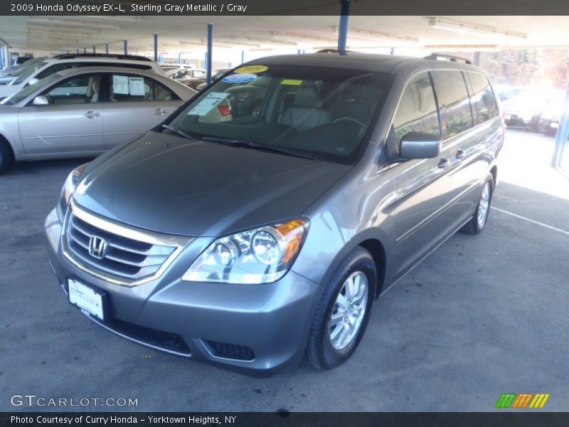 Sterling Gray Metallic / Gray 2009 Honda Odyssey EX-L