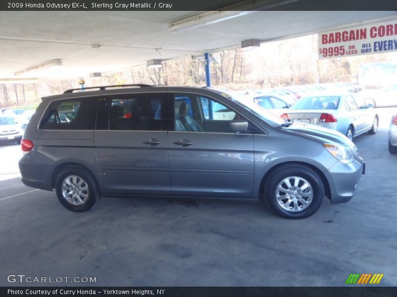 Sterling Gray Metallic / Gray 2009 Honda Odyssey EX-L