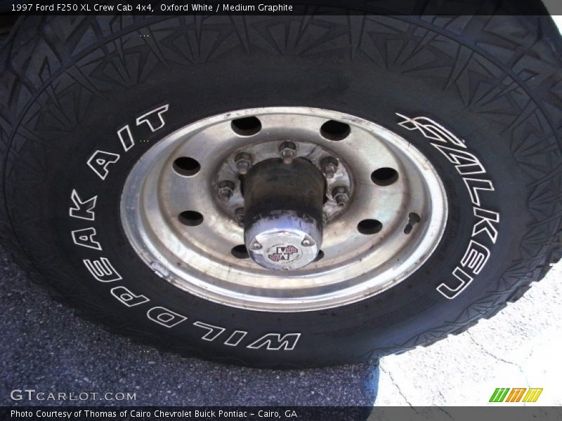 Oxford White / Medium Graphite 1997 Ford F250 XL Crew Cab 4x4