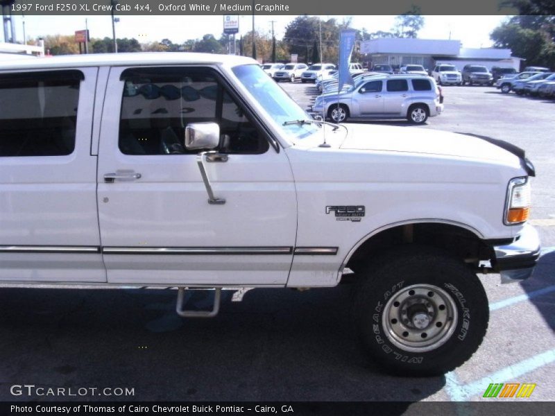 Oxford White / Medium Graphite 1997 Ford F250 XL Crew Cab 4x4