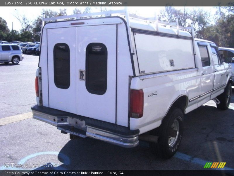 Oxford White / Medium Graphite 1997 Ford F250 XL Crew Cab 4x4