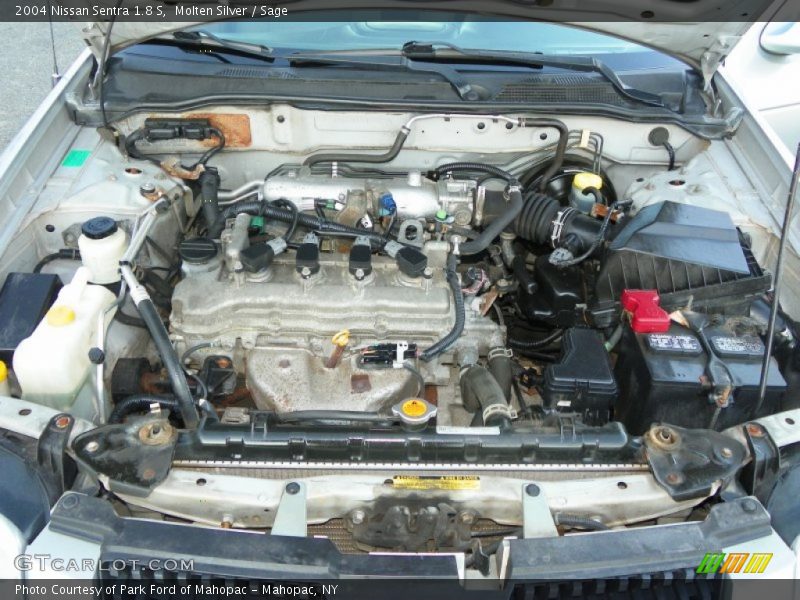  2004 Sentra 1.8 S Engine - 1.8 Liter DOHC 16-Valve 4 Cylinder