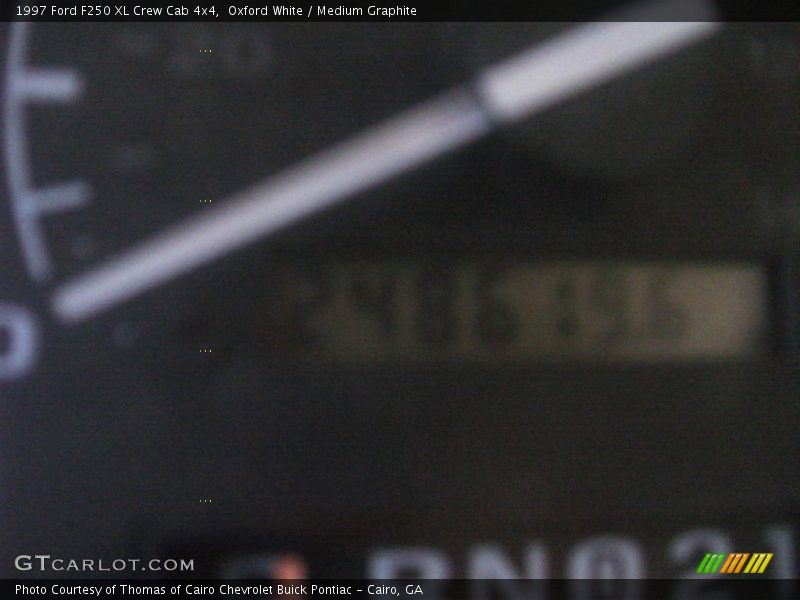 Oxford White / Medium Graphite 1997 Ford F250 XL Crew Cab 4x4