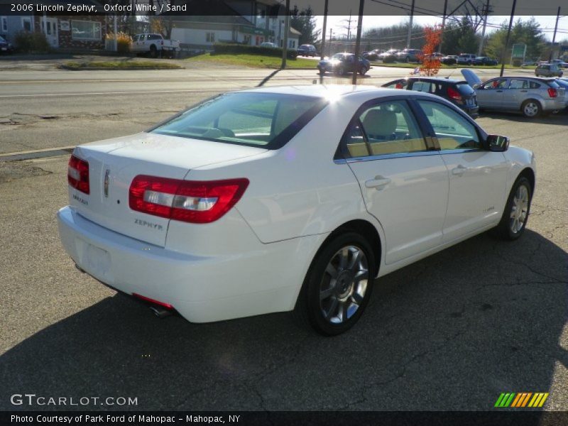 Oxford White / Sand 2006 Lincoln Zephyr