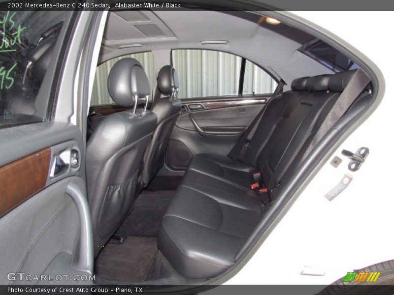 Alabaster White / Black 2002 Mercedes-Benz C 240 Sedan