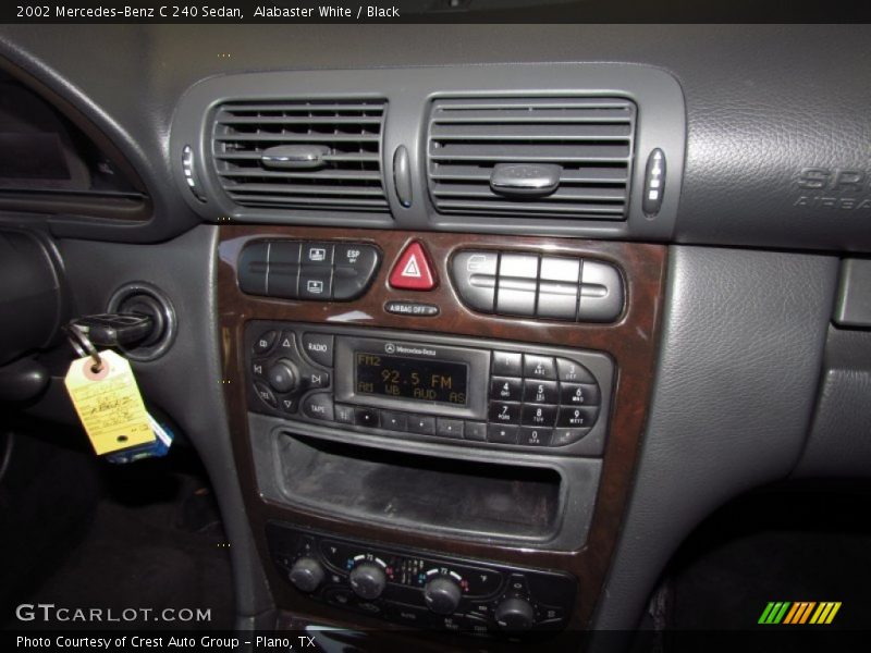 Alabaster White / Black 2002 Mercedes-Benz C 240 Sedan
