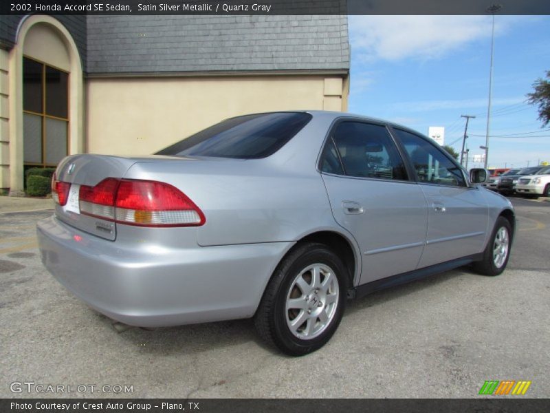 Satin Silver Metallic / Quartz Gray 2002 Honda Accord SE Sedan