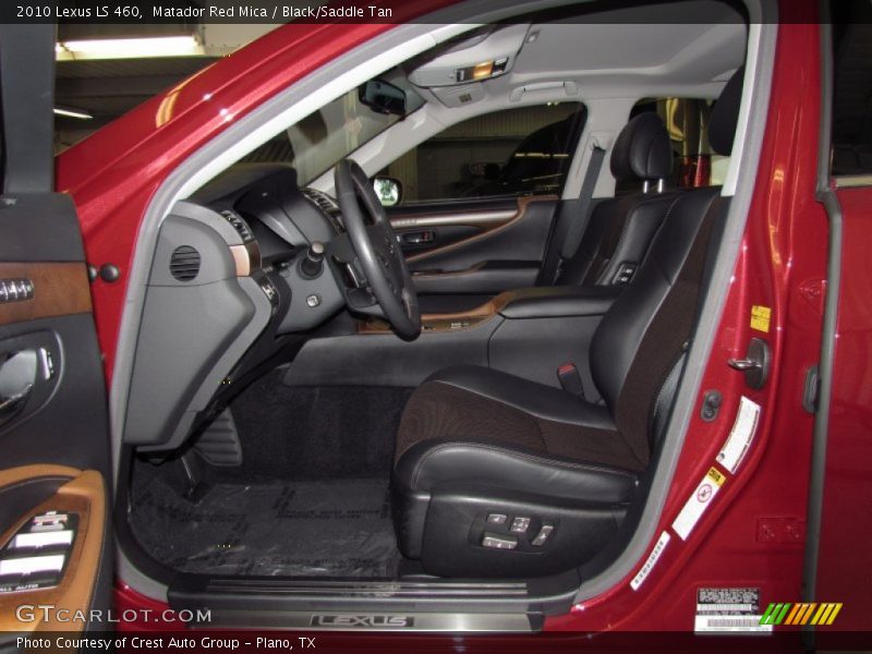  2010 LS 460 Black/Saddle Tan Interior