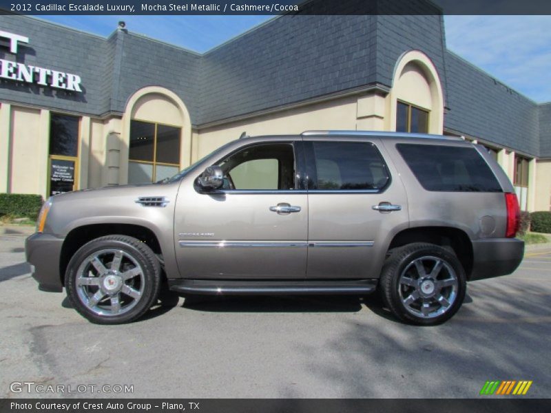 Mocha Steel Metallic / Cashmere/Cocoa 2012 Cadillac Escalade Luxury