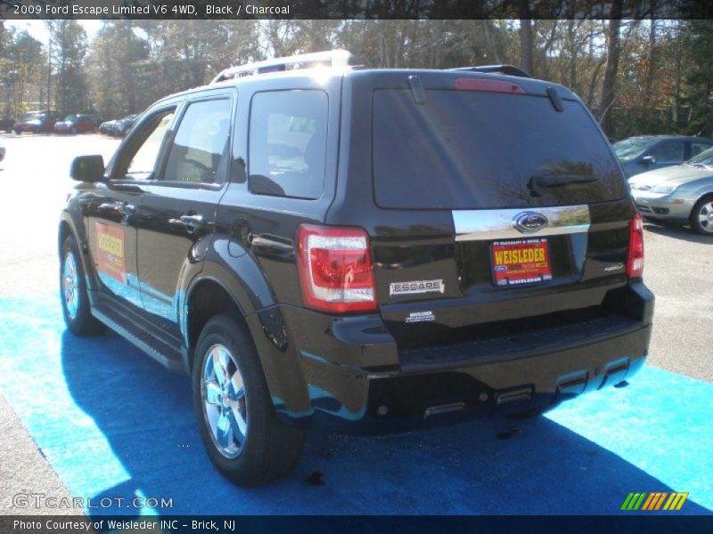 Black / Charcoal 2009 Ford Escape Limited V6 4WD