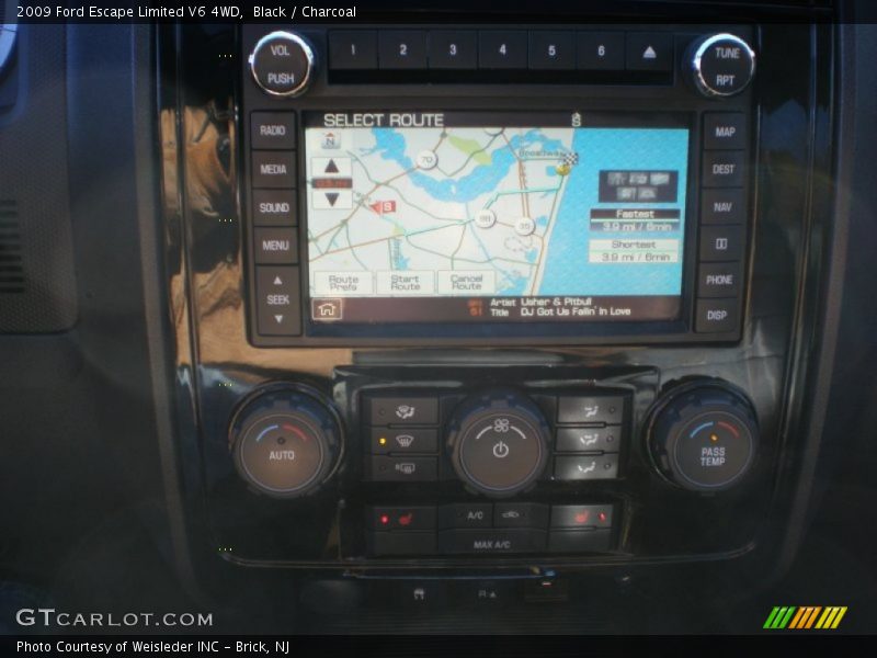 Black / Charcoal 2009 Ford Escape Limited V6 4WD