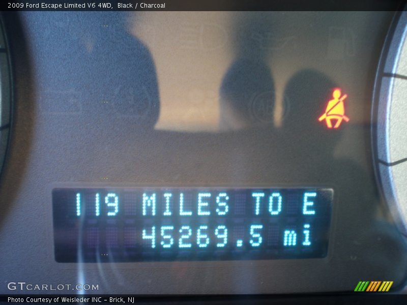 Black / Charcoal 2009 Ford Escape Limited V6 4WD