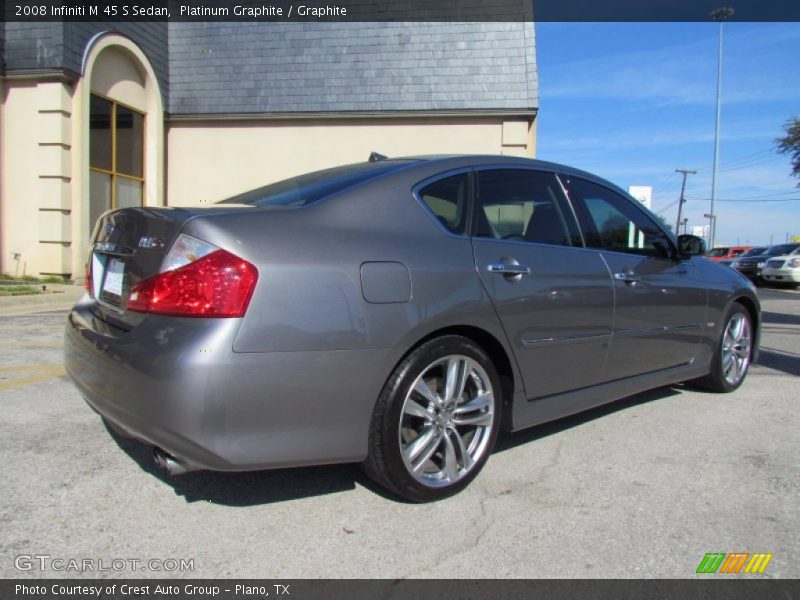 Platinum Graphite / Graphite 2008 Infiniti M 45 S Sedan