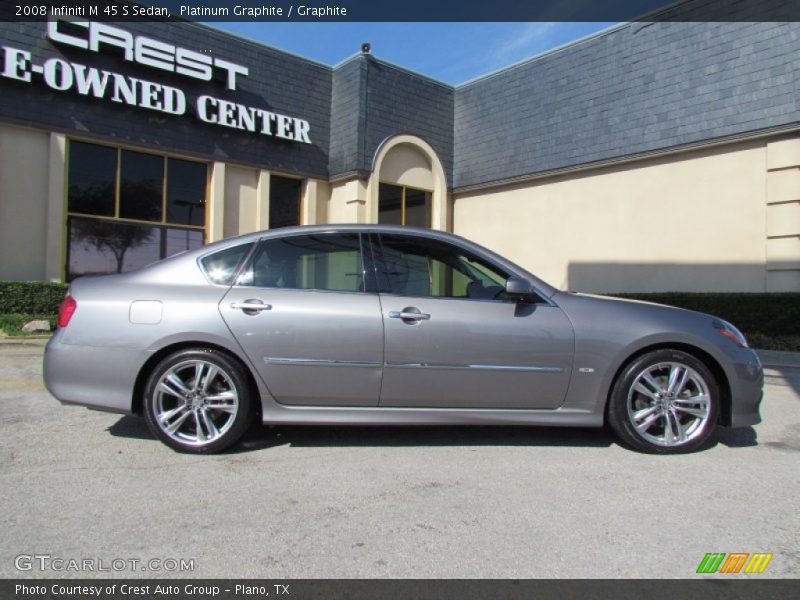 Platinum Graphite / Graphite 2008 Infiniti M 45 S Sedan